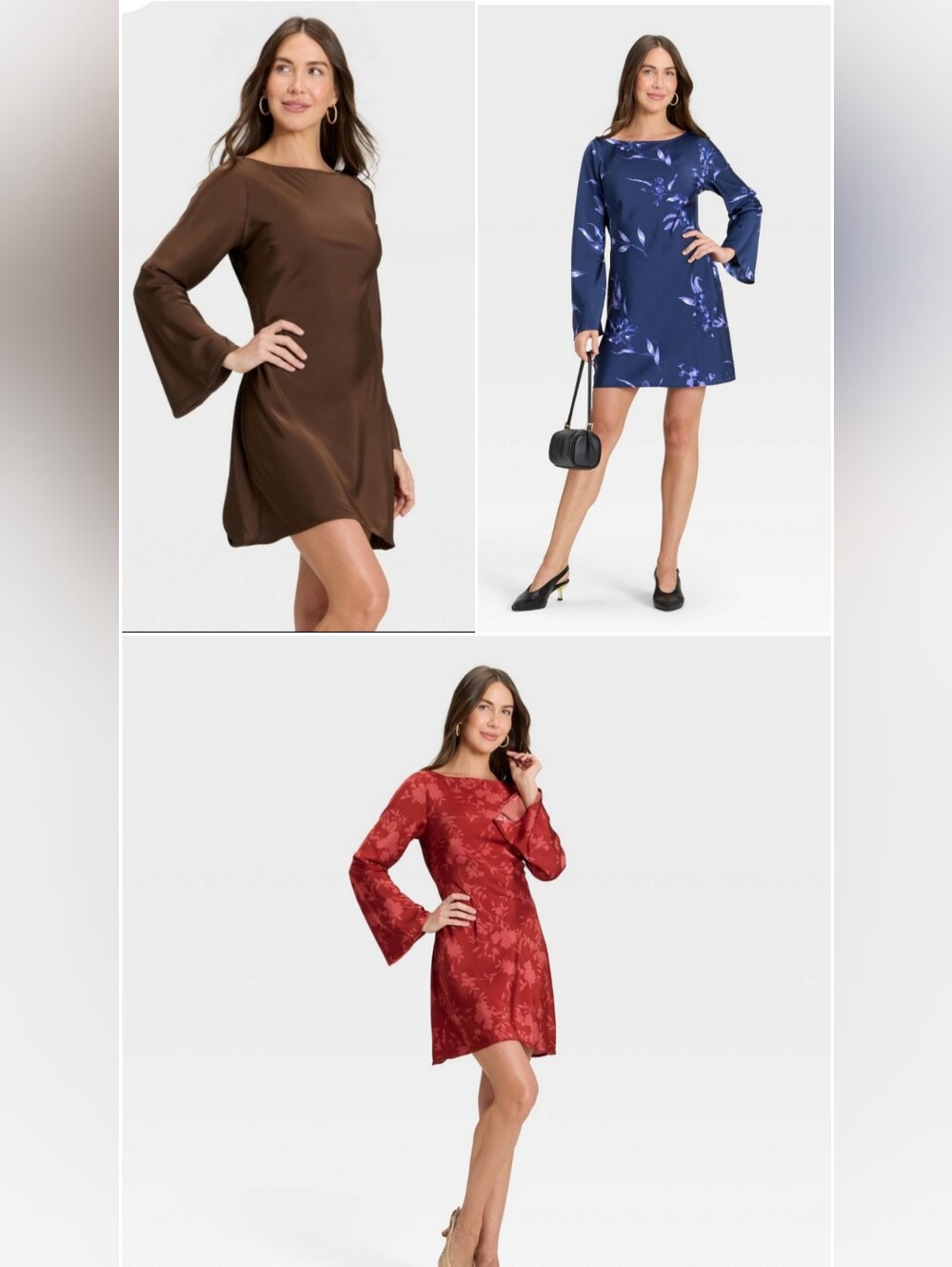 Women Twist Back Mini Dress - A New Day